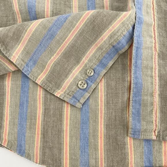 90s GAP striped button down shirt 1990s vintage - Picture 4 of 6